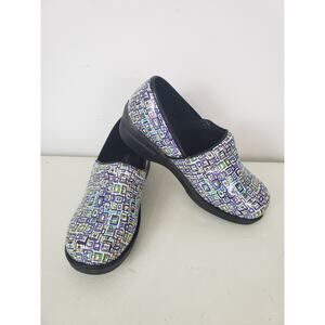 (Ju) Ingaro Stock Brandy Women's Shoes Size 8 Clog Nurse Slip Resistant Purple